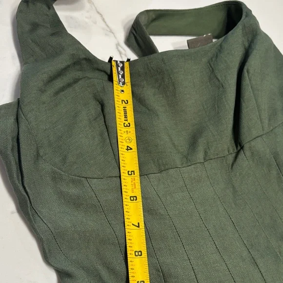 Taylor Forest Green Wide Leg Jumpsuit - Picture 9 of 15